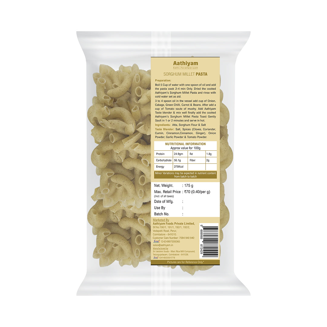 Aathiyam Sorghum Millet / Cholam Pasta