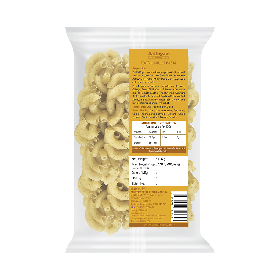 Aathiyam Foxtail Millet / Thinai Pasta