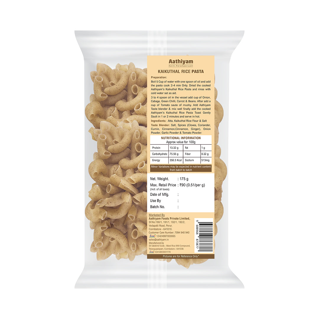 Aathiyam Hand Pounded Rice / Kaikuthal Rice Pasta