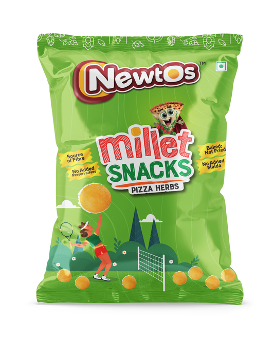 Newtos Millet Snacks - Pizza Herbs
