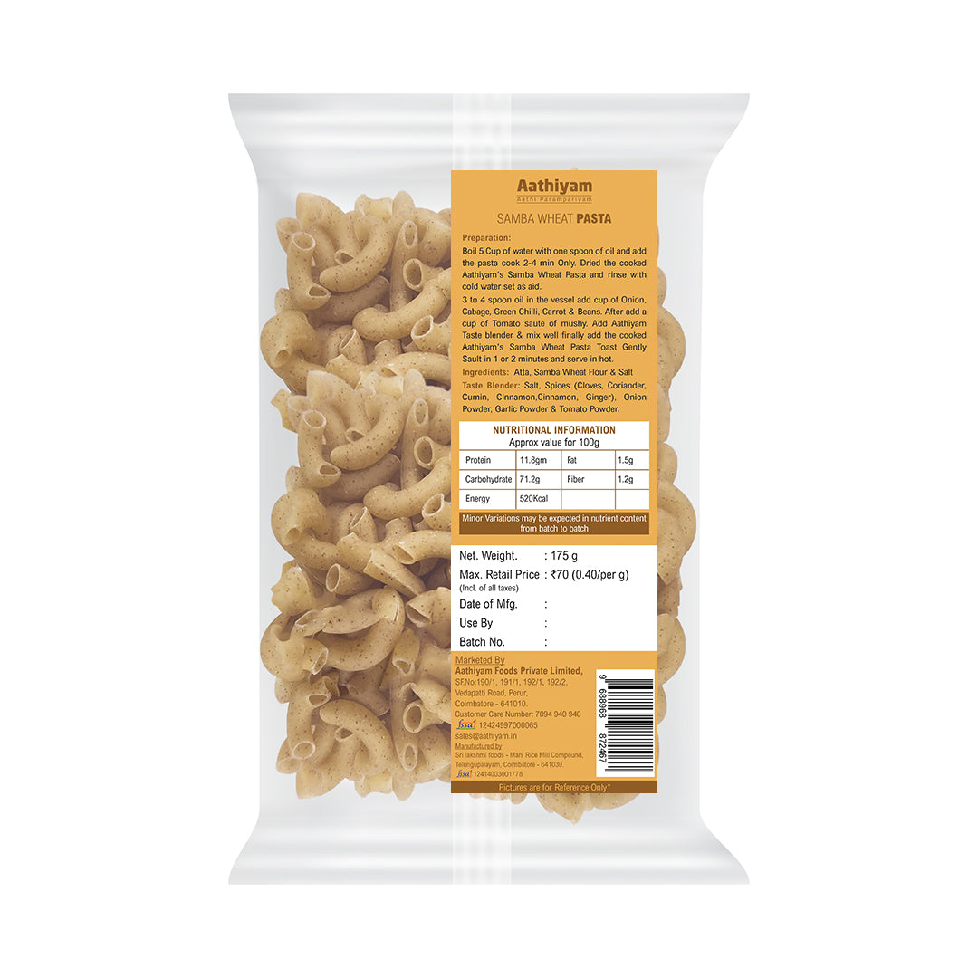 Aathiyam Samba Wheat Pasta
