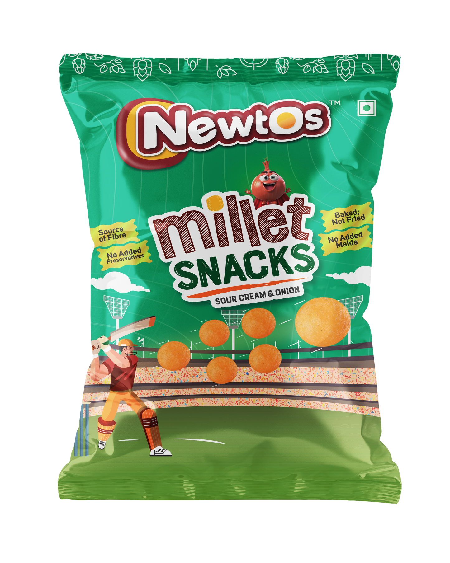 Newtos Millet Snacks - Sour Cream & Onion