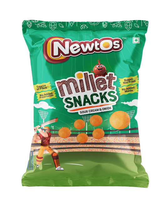 Newtos Millet Snacks - Sour Cream & Onion