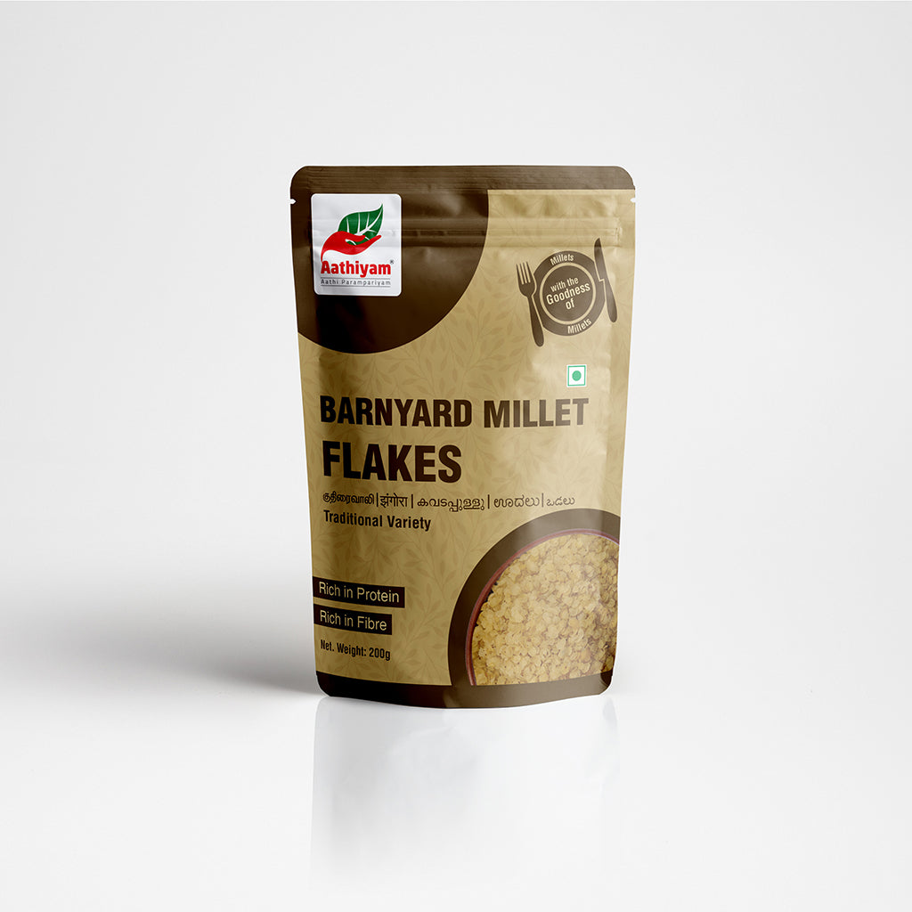 Aathiyam Barnyard Millet / Kuthiraivali Flakes