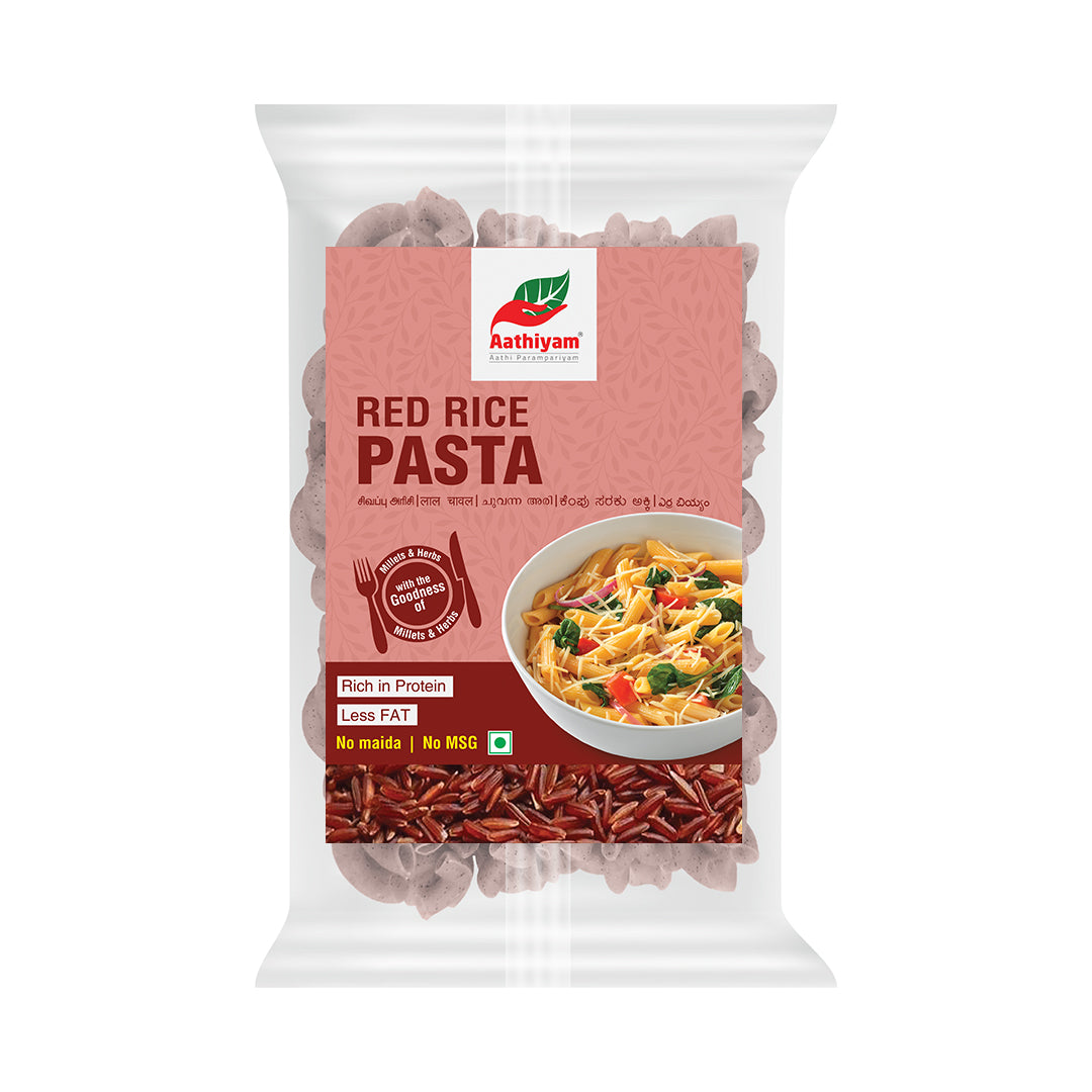 Aathiyam Red Rice Pasta